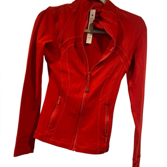 NWT Lululemon define jacket nulu OXFORD RED Size 4